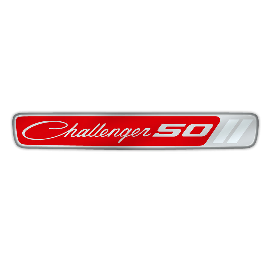 "50th Challenger" Steering Wheel Center Badge
